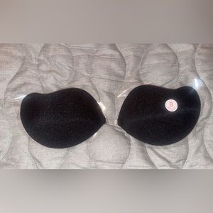 Wings love black invisible adhesive bra size B new in package